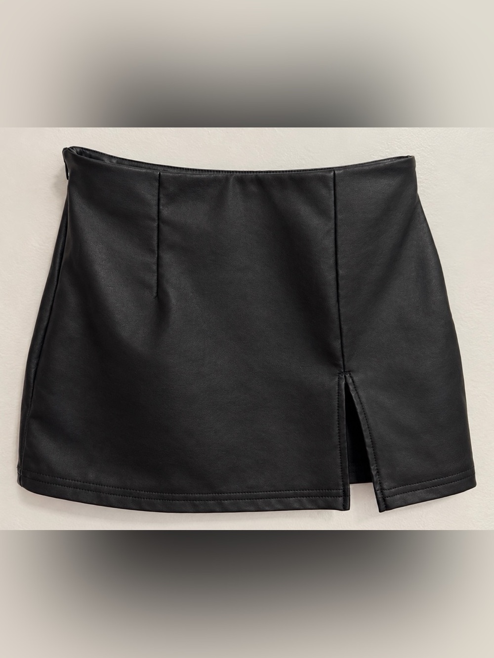 Faux Leather Women’s Skirt